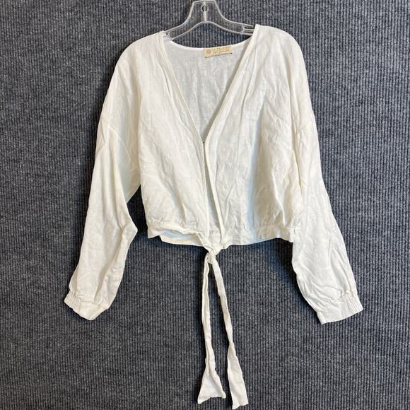 LA relaxed linen top - Picture 1 of 8